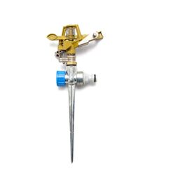  Импульсный разбрызгиватель FRUT 403076 латунный на металлической пике 