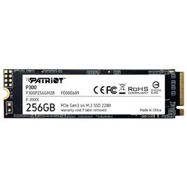  SSD M.2 256GB PCI-E3.0x4 NVMe Patriot P300 (P300P256GM28) (2280, SM2263XT, TLC, R/W: up to 1700/1100MB/s, Write 4KB: 29000 IOPS, 80 TBW) 