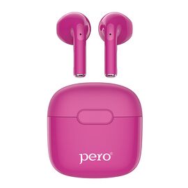  Беспроводные наушники PERO TWS05 COLORFUL Burgundy 
