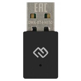  Сетевой адаптер Digma (DWA-BT4-N150) N150/USB 2.0/WiFi + Bluetooth (ант.внутр.) 1ант. 