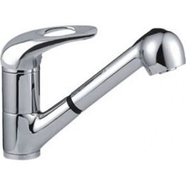  Смеситель для кухни душ Frap 40к F6002-B 517157 с отв/выдвижная лейка 