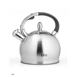  Чайник LARA матовый) З. 1 л, индукц. дно 0.5мм.хромированная оцинкованная ручка 