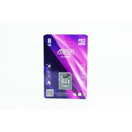  Карта памяти Aspor microSDHC 8GB Class10 UHS-I + adapter нс 