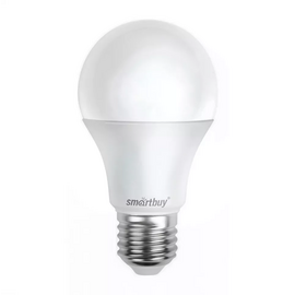  Лампа светодиодная SMARTBUY A60 11Вт 220V 6000K E27 (холодный свет) (1/10/100) 