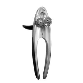  Консервный нож LARA LR07-43 цинковый сплав, нерж.сталь с прорезиненными ручками 