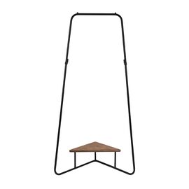  Вешалка-стойка Ника ВС3/Ч матовый черный/дуб 