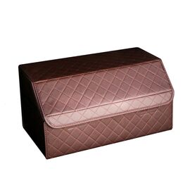  Органайзер - автомобильный эко кожа 30*32*35 (brown) (117110) 