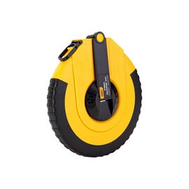  Мерная лента Deli DL9850ZY 50мх14.5мм, ударопрочный корпус, полотно из стекловолокна и ПВХ 