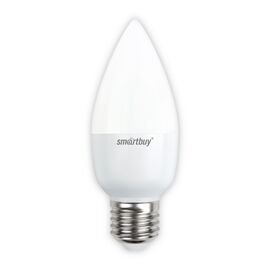  Лампа светодиодная SMARTBUY C37 12Вт 6000K E27 (холодный свет) (1/10/100) 