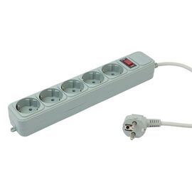  Сетевой фильтр PC Pet AP01006-5-G 5м (5 розеток) серый 