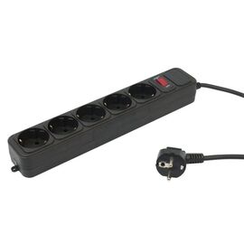  Сетевой фильтр PC Pet AP01006-3-B 3м (5 розеток) черный 