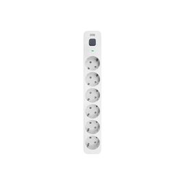  Сетевой фильтр Powercom SP-06W 5,0м 5.0м (6 розеток) белый/серый) 