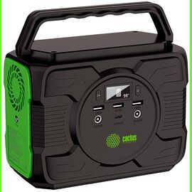  Электростанция портативная Cactus CS-PCS144-EC5 40000mAh 2.1A 2xUSB черный/зеленый 