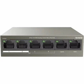  Коммутатор PoE неуправляемый IP-COM F1106P-4-63W 6-Ports 10/100 Mbps Base-TX/4-Ports PoE (PoE бюджет 58W) 