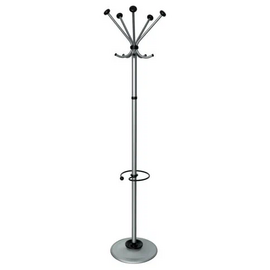  Вешалка напольная Бюрократ Квинтет ТМК-2 (Квинтет ТМК-2/metallic) серебристый 