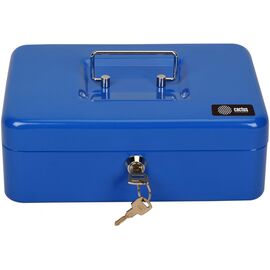  Ящик для денег без номинала Cactus CS-CB-003BL 90x250x180 синий сталь 1.367кг 