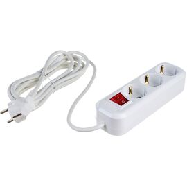  Сетевой удлинитель LUX У3-ЕВК-03 3-местный с з/к (250В/16а/3м) 