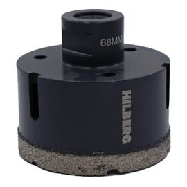  Коронка алмазная Hilberg Super Hard M14 HH668 68 мм 
