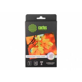  Фотобумага Cactus Prof CS-HGA626050 10x15/260г/м2/50л/белый глянцевое для струйной печати 