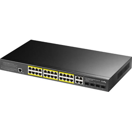  Коммутатор управляемый Cudy GS2028PS4-300W (L2) 28x1Гбит/с 4SFP 24PoE+ 300W 