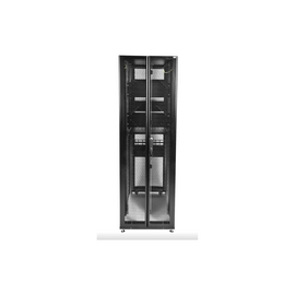  Шкаф серверный ЦМО (ШТК-СП-42.6.10-44АА-9005) напольный 42U 600x990мм пер.дв.перфор. задн.дв.перфор. 2 бок.пан. направл.под закл.гайки 1350кг черный 6 
