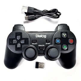  Геймпад Dialog Action GP-A12RFR беспроводной (RF2.4G, вибрация, 12кнопок, 450мА*ч, USB)  (243562) 