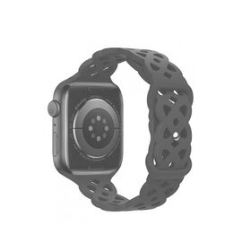  Ремешок HOCO WA09 для умных часов APPLE Watch 38/40mm силикон чёрный 