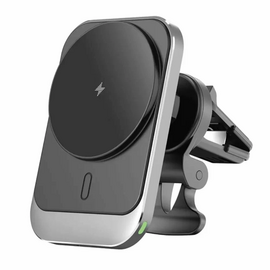  Автодержатель WIWU CH-314 Freelander Magnetic 15W Wireless Charger Black 