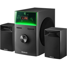  Акустическая система 2.1 DEFENDER Tresor 50Вт, BT/FM/USB/AUX/RC/Light (65092) 