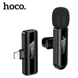  Микрофон HOCO L20 Fair wireless microphone iP (черный) 
