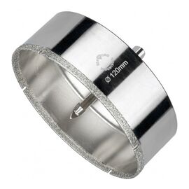  Коронка алмазная по керамограниту с центрирующим сверлом Diamond Industrial DIDCSC120 120мм 