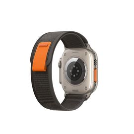  Ремешок HOCO WA14 Original для умных часов APPLE Watch 38/40/41/42mm нейлон чёрный, оранжевый 