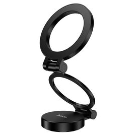  Автодержатель HOCO H98 Rider Folding Ring Magnetic car holder Center console Black 