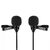  Микрофон CANDC DC-C10DM двойной, петличный, Lightning, черный 