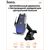  Автомобильный держатель HOCO S14 Surpass automatic induction wireless (серебро) 