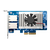  Сетевая карта QNAP QXG-10G2T Dual-port BASET 10GbE network expansion card; low-profile form factor; PCIe Gen3 x4 