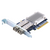  Сетевая карта QNAP QXP-16G2FC Dual-port Fiber Channel adapter, 2 x 16 Gb / s SFP +, PCIe Gen3 x8. For QTS OS Only 