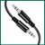  Аудиокабель AUX JOKADE JA107 3.5 mm 1 m black 