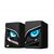  Игровая акустика c  RGB подсветкой HAVIT GAMENOTE HV-SK708 Gaming 2.0 USB 6 Вт. Черная 