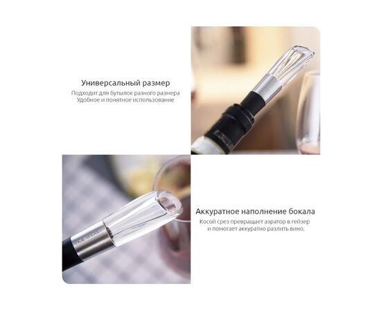 Винный набор Circle Joy Electric Wine Bottle Opener CJ-TZ02 4 in 1 GIFT SET 
