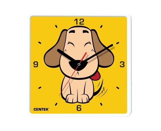  Часы настенные Centek СТ-7103 Dog квадрат 