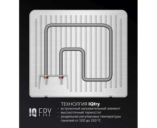  Электрогриль Polaris PGP 2202 IQfry черный 