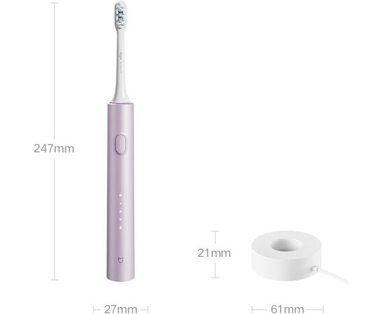  Электрическая зубная щетка Xiaomi Mijia T302 (MES608) Purple 