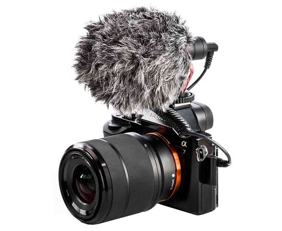  Микрофон BOYA BY-MM1, универсальный кардиоидный, Jack 3.5mm, черный, TRS/TRRS connector 