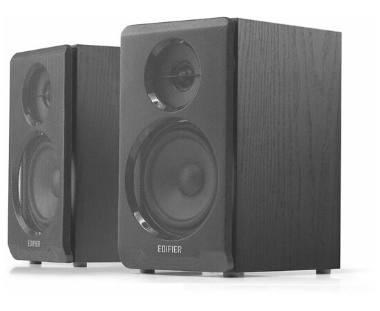  Акустика 2.0 EDIFIER R33BT black 4 динамика на обе колонки. Выходная мощность: 10 Вт. Bluetooth 5.0 