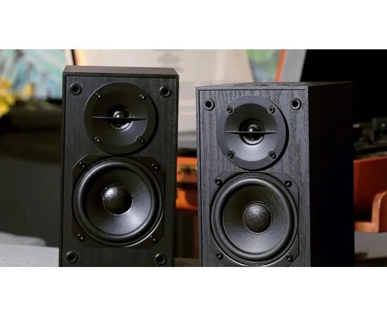  Акустика 2.0 EDIFIER R33BT black 4 динамика на обе колонки. Выходная мощность: 10 Вт. Bluetooth 5.0 