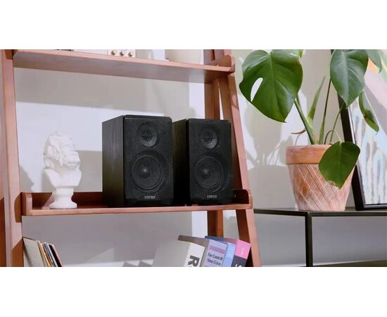  Акустика 2.0 EDIFIER R33BT black 4 динамика на обе колонки. Выходная мощность: 10 Вт. Bluetooth 5.0 