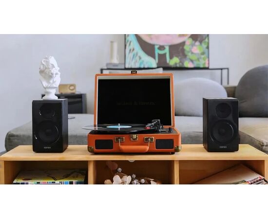  Акустика 2.0 EDIFIER R33BT black 4 динамика на обе колонки. Выходная мощность: 10 Вт. Bluetooth 5.0 