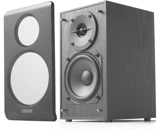  Акустика 2.0 EDIFIER R33BT black 4 динамика на обе колонки. Выходная мощность: 10 Вт. Bluetooth 5.0 