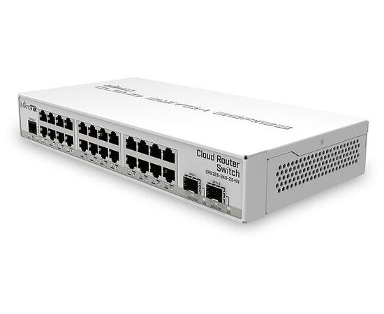  Маршрутизатор Mikrotik 24PORT 1000M CRS326-24G-2S+IN 